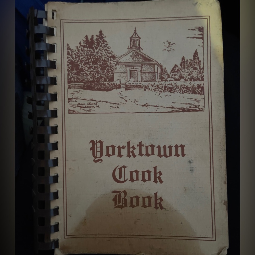 Grace Church (Episcopal) Yorktown VA Cookbook 1976 Virginia Yorktown Cook Book